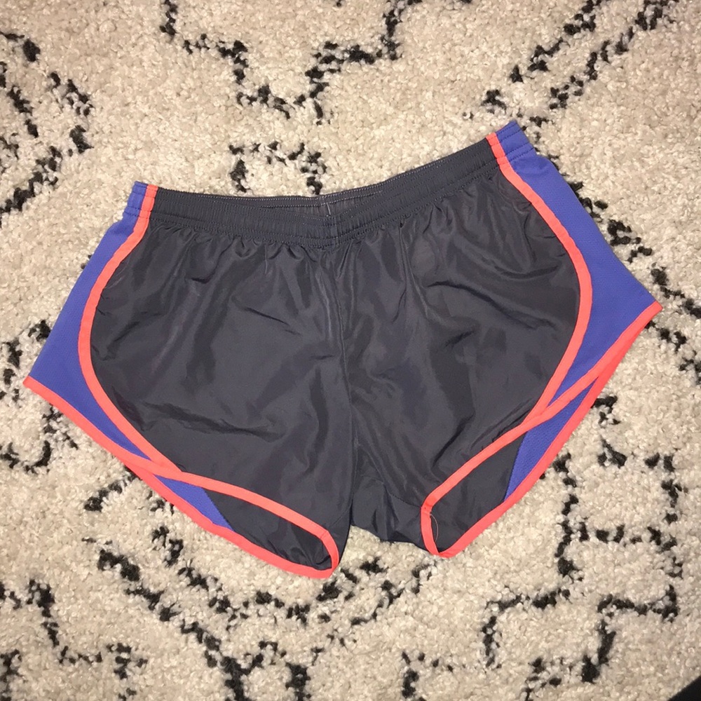 Charcoal/Orange/Periwinkle Soffe Running Shorts